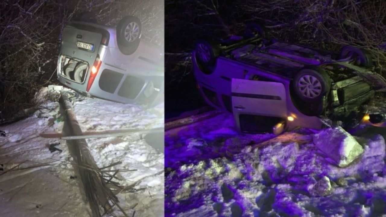 gümüşhane’de yolcu otobüsü kaza yaptı 14 yaralı, 2’si Çocuk (1)