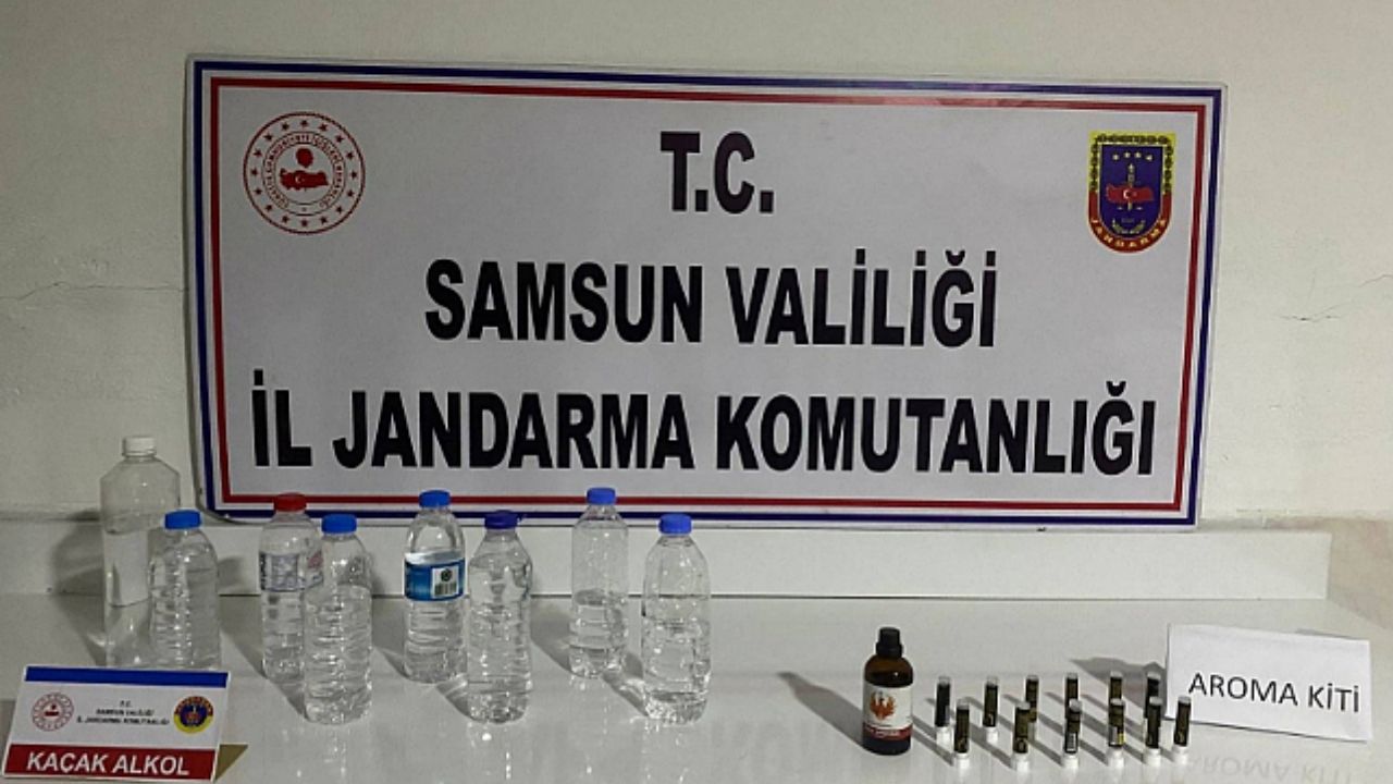 samsun’da sahte İçki operasyonu 40,5 litre sahte İçki ele geçirildi