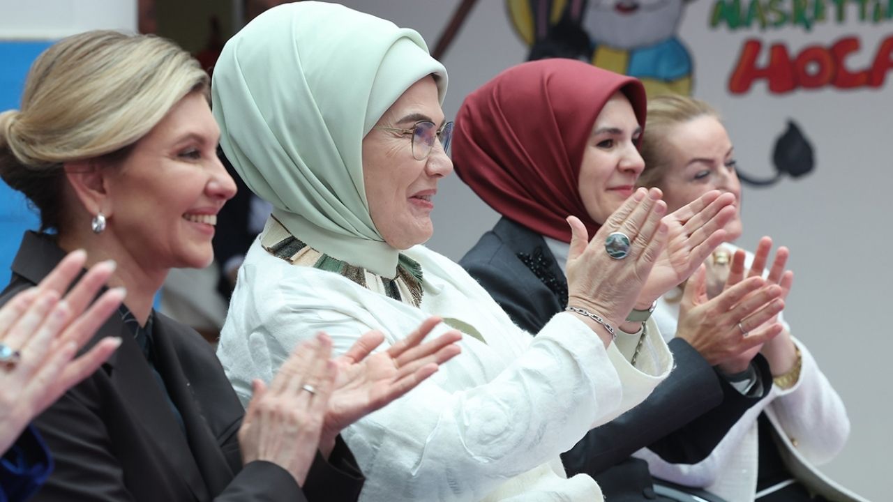 Emine Erdoğan Ve Zelenska Savaş Mağduru Çocukları Gördü