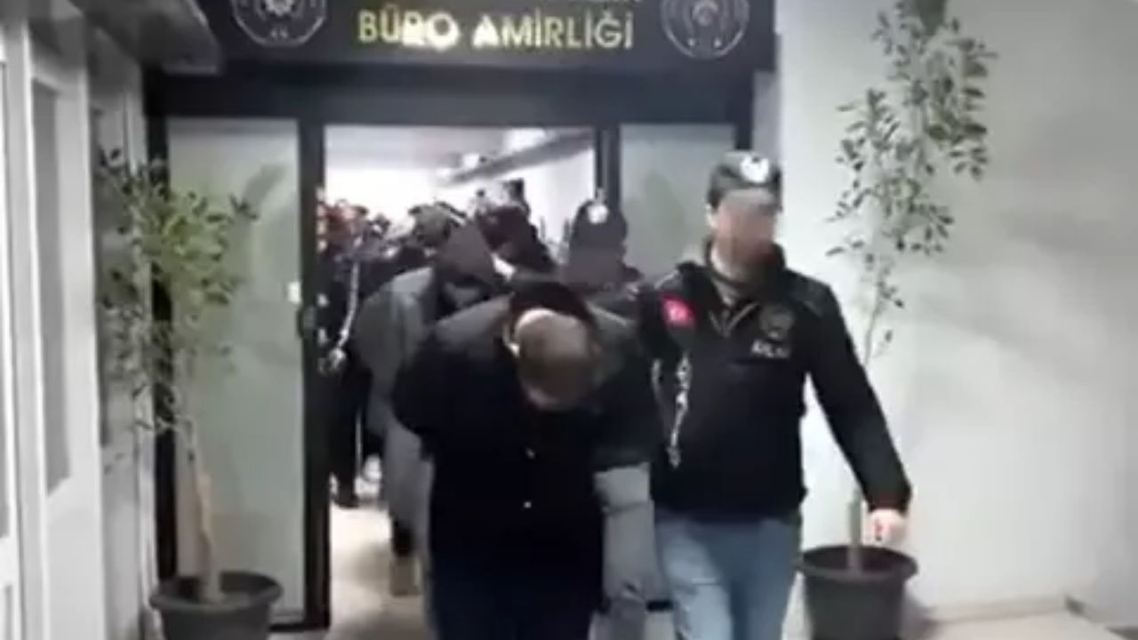 İzmir merkezli 13 İlde organize suç Örgütü operasyonu 61 tutuklama!