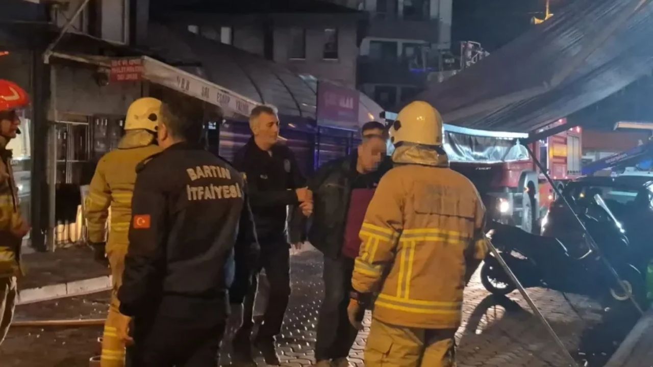 Yangın Sırasında İntihara Teşebbüs Etti