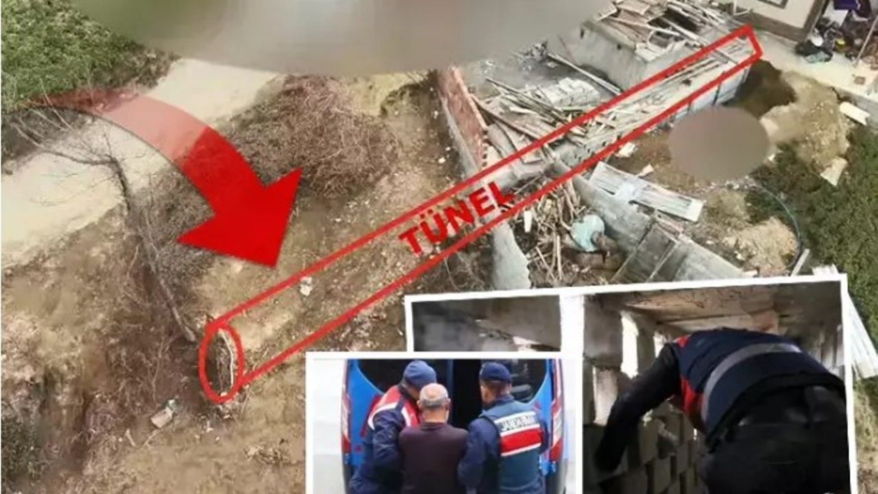 Rize'de kaçak tünelde yakalanan şüpheli