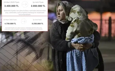 Deprem sonrası fırsatçılar devrede! 550 bin TL indirim, 500 bin TL artış…