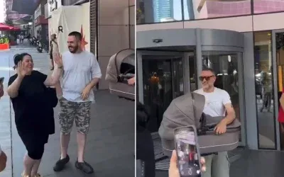 Hüsnü Şenlendirici, davul ve zurna eşliğinde ikinci kez dede oldu!