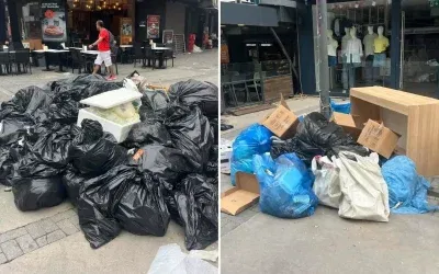 İzmir’de Grev Krizi: Sokaklar Çöp Yığınlarıyla Dolu
