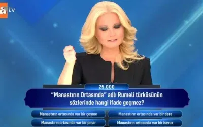 “Manastırın Ortasında Rumeli’de” Türküsünde Hangi İfade Yoktur?