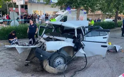 Hurdalıkta ölüme neden olan kaza anı kamerada