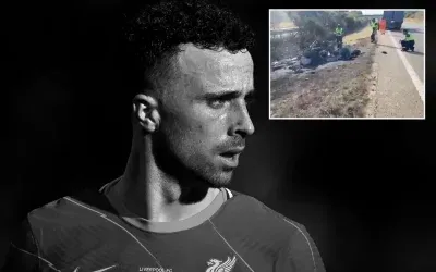 Jota’nın hayatını kaybettiği araba kazasının görüntüleri ortaya çıktı
