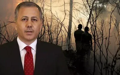Bakan Yerlikaya yangın bölgesinde: 228 ev ağır hasarlı