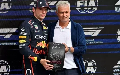 Mourinho, Britanya GP’sinde Verstappen’a Pole pozisyonu ödülünü verdi