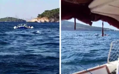 Heybeliada’da tekne kazasında 7 kişi denizden kurtarıldı.