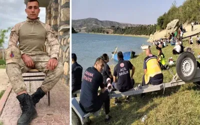 Uzman Çavuş Musa Çal, bunaklık sonucu nehre düşerek yaşamını yitirdi.
