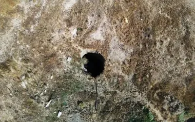 Eskişehir’de Balıkesir depreminin etkisiyle obruk oluştu