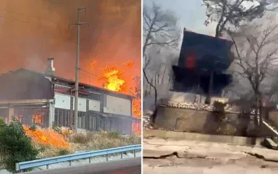 Çanakkale’de Alevlerle Yarış! Korkunç Görüntüler Ortaya Çıkıyor