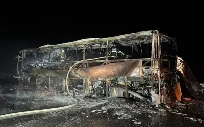 Gaziantep’te Otobüs Yangını: Yolcular Güvenli Bir Şekilde Kurtarıldı
