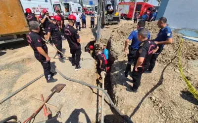 Kahramanmaraş’ta Altyapı Çalışması Sırasında İşçi Göçük Altında Kaldı