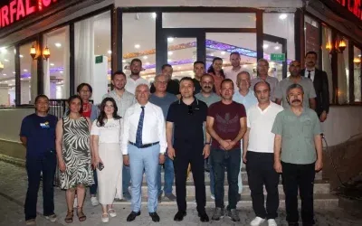 Ceylanpınar Gümrük Müdürü Şakir Atlı’ya Veda Yemeği