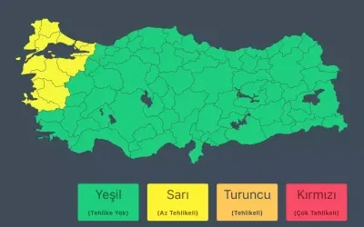 Marmara ve İzmir’de Kuvvetli Rüzgar ve Fırtına Uyarısı!