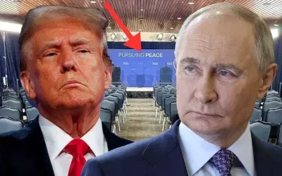 Putin ve Trump’ın Görüşeceği Oda ve Duvardaki İlginç Yazı