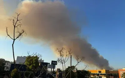 İzmir Buca’da Minibüs Yangını Ormana Sıçradı