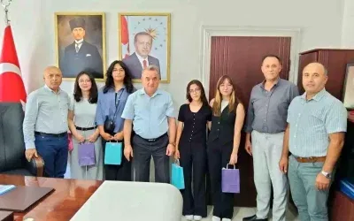 Bozüyük’te YKS’de Başarılı Öğrencilerden Kaymakam Öztürk’e Ziyaret