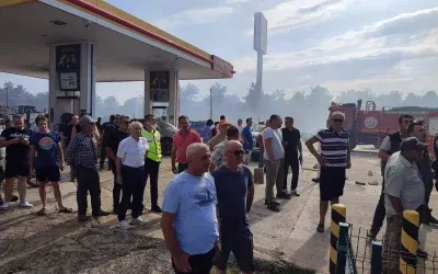 Keşan’da Anız Yangını Kontrol Altında