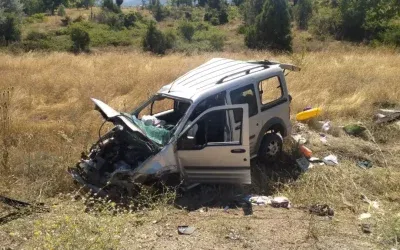 Konya’da trafik kazasında 2 ölü, 3 yaralı