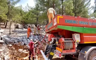 Silifke’de Yangınla Mücadele: Örnek Çalışmalar Devam Ediyor