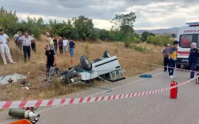 Bursa’da Trafik Kazasında Sürücü Öldü, Yakınları Yaralıya Saldırdı