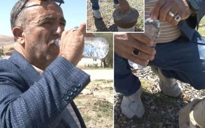 Muhtarın aradığı içme suyu, 291 metrede termal olarak bulundu.