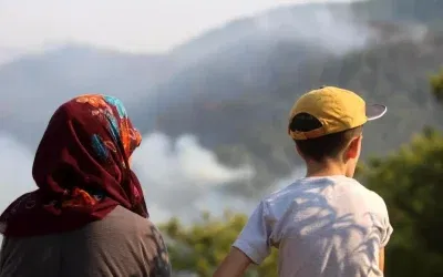 Alanya Orman Yangınları Kontrol Altında