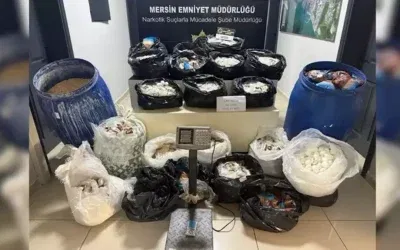 Mersin’de 3,5 Milyon Uyuşturucu Hap Operasyonu