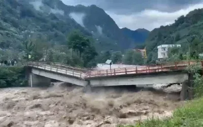 Rize’de Sel Felaketinde 15 Kişi Kurtarıldı