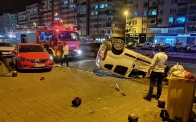 Kayseri’de trafik kazasında 3 kişi yaralandı