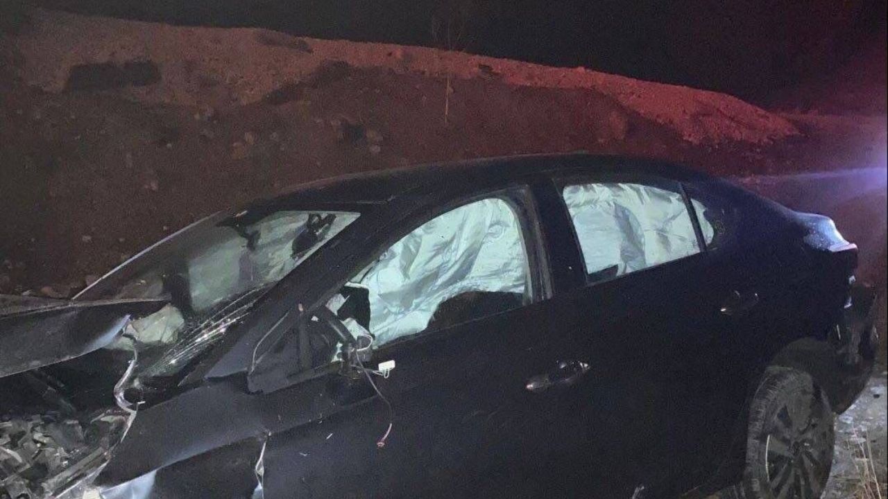 Bilecik'te Otomobil Şarampole Uçtu, Sürücü Yaralandı