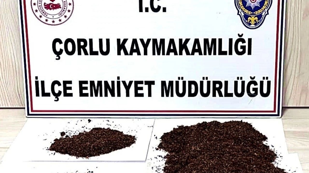 Çorlu'da uyuşturucu operasyonunda 1 kişi tutuklandı