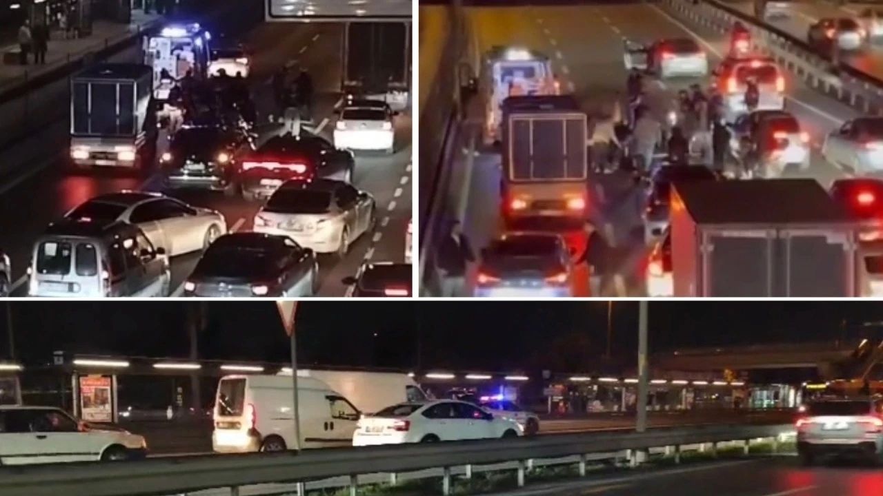Küçükçekmece'de Motosiklet Kazasında Ambulans İki Yaralıya Çarptı