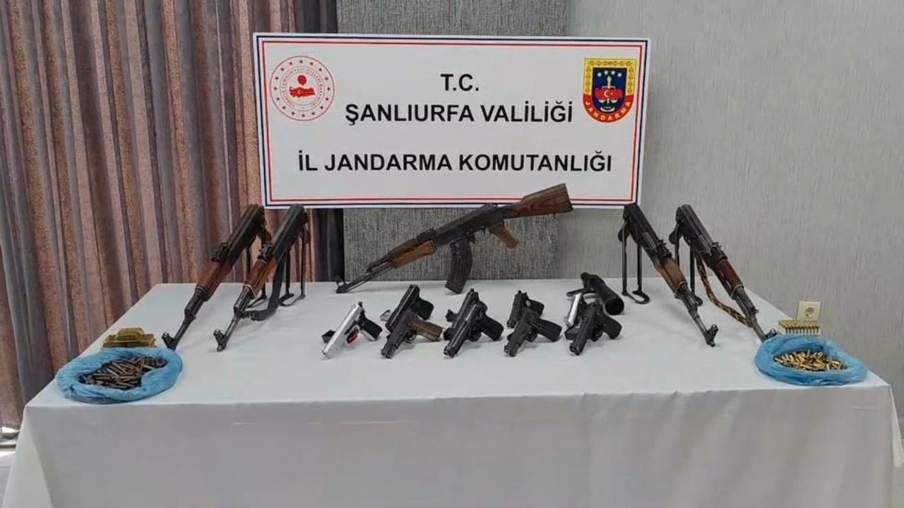 Şanlıurfa'da Silah Kaçakçılığı Operasyonu 8 Tutuklama