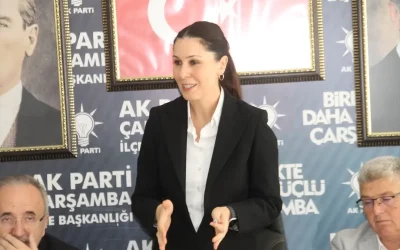 AK Parti MKYK Üyesi Karaaslan, Çarşamba İlçe Başkanlığı’na ziyaret gerçekleştirdi.