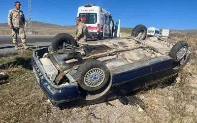 Ardahan’da Otomobil Kazası: 4 Kişi Yaralandı