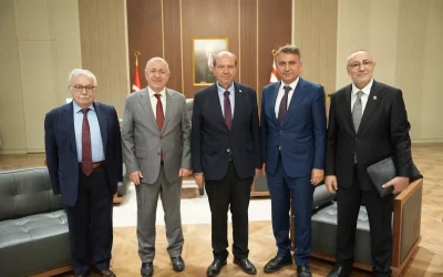 ASAV Başkanı ve Ümit Özdağ’dan Cumhurbaşkanı Tatar’a Destek Ziyareti