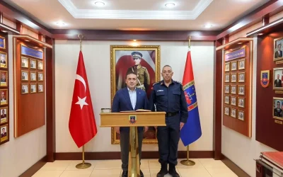 Bilecik Valisi Faik Oktay Sözer, Jandarma Komutanlığı’nda İncelemelerde Bulundu