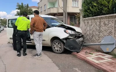 İnegöl’de trafik kazası sonucu 1 kişi yaralandı