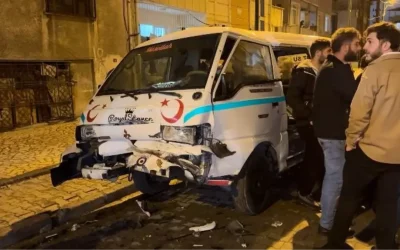 Küçükçekmece’de Yağmurun Yol Açtığı Kaza