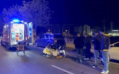 Çorlu’da Motosiklet Kazası: 15 Yaşındaki Sürücü Yaralandı