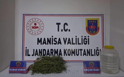 Salihli’de Kaçak İçki ve Uyuşturucu Operasyonu: 1 Tutuklama