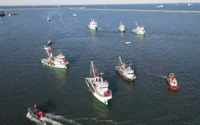 Samsun’dan Filistin’e Yardım için Denize Yelken Açtılar