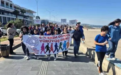 Samsun’da Dünya Yürüyüş Günü Kutlandı