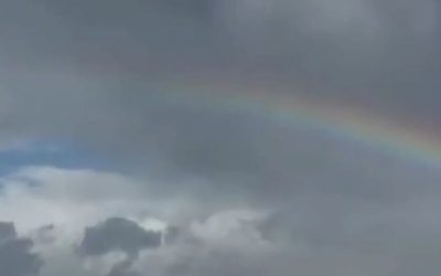 Ataşehir’de Yağmur Sonrası Gökkuşağı Manzaraları