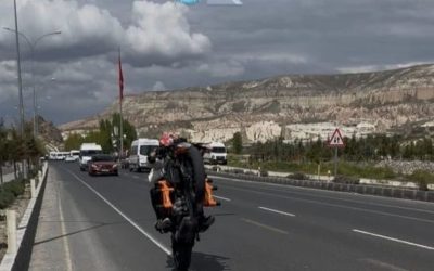 Nevşehir’de Kamyonet Arkasında Motosikletle Seyahat Edenlere Cezai İşlem